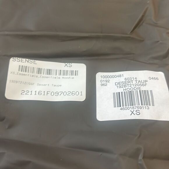 Fear of God Essentials Relaxed Hoodie 'Desert Taupe' NWT Unisex - Picture 5 of 5